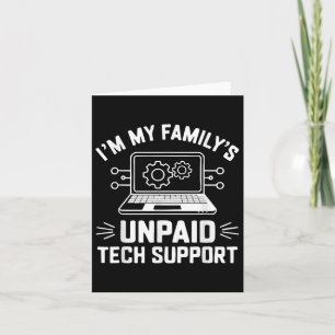 I'm Meine Familie's Unbezahlter technische Karte