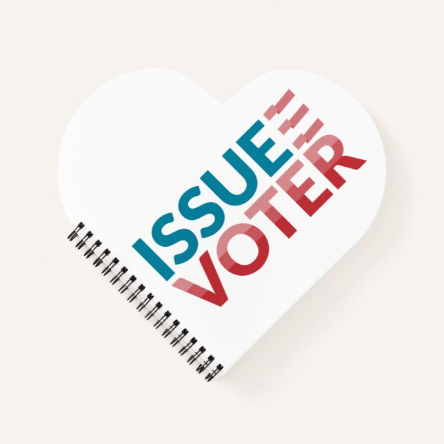I <3 IssueVoter-Notebook Notizbuch (Vorderseite)