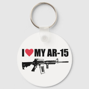 I <3 mein AR-15 Schlüsselanhänger