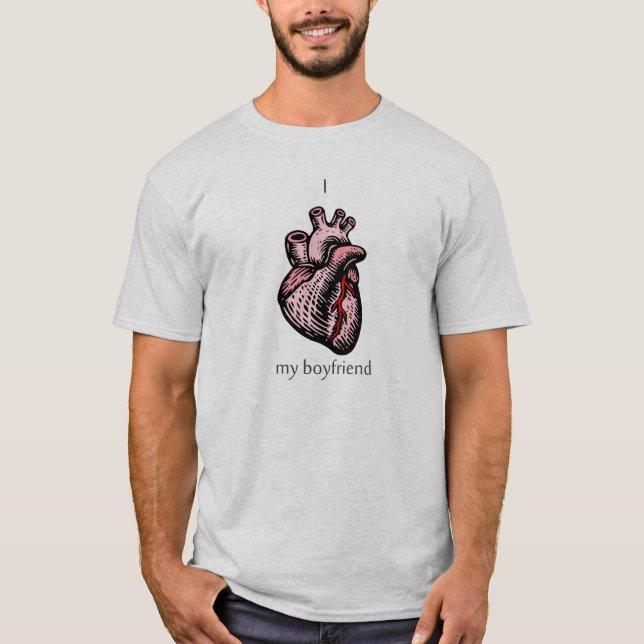 I <3 mein Freund T-Shirt (Vorderseite)
