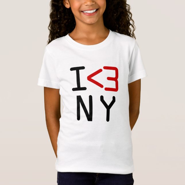 I < 3 NY T-Shirt (Vorderseite)