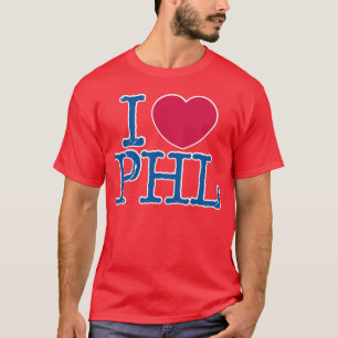 I <3 PHL Shirt-(rot/Blau) rotes Shirt