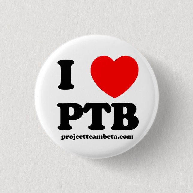 I <3 PTB Knopf Button (Vorderseite)