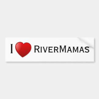 I <3 RiverMamas Autoaufkleber