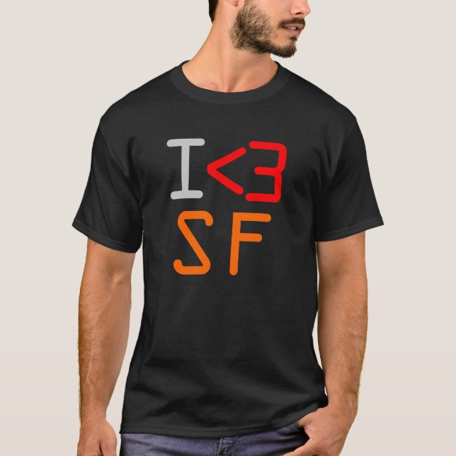 I <3 SF T-Shirt (Vorderseite)