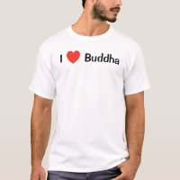 I <3-Typ-Sammlung: I Liebe Buddha T - Shirt