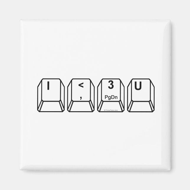 I < 3 U MAGNET (Vorne)