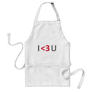I <3 u schürze