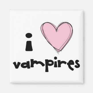 I < 3 Vampire - rosa Magnet