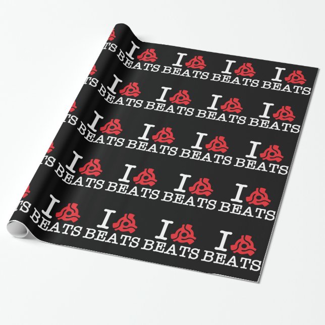 I 45 Adapter Beats Geschenkpapier (Ungerollt)