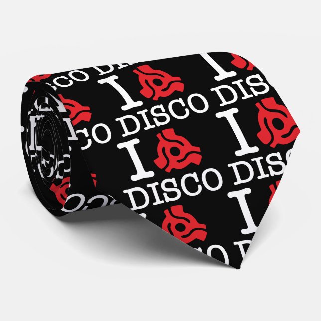 I 45 Adapter-Disco Krawatte (Gerollt)