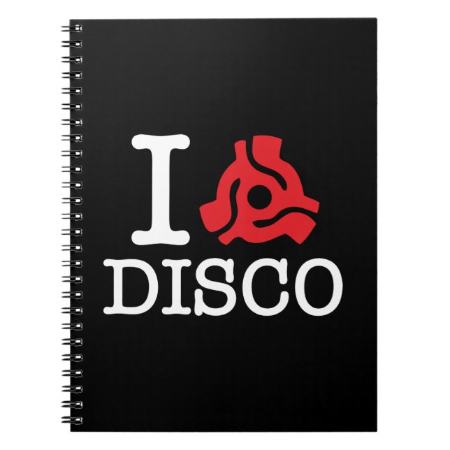 I 45 Adapter-Disco Notizblock (Vorderseite)