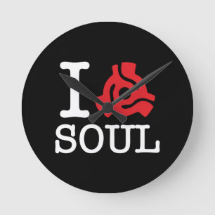 I 45-Adapter-Soul Runde Wanduhr