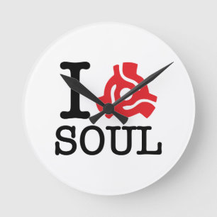 I 45-Adapter-Soul Runde Wanduhr