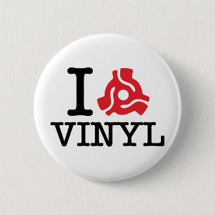 I 45 Adapter Vinyl Button