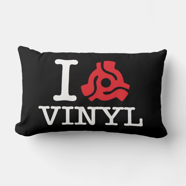 I 45 Adapter Vinyl Lendenkissen (Vorderseite)