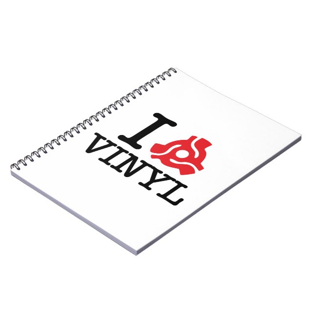 I 45 Adapter Vinyl Notizblock (Linke Seite)