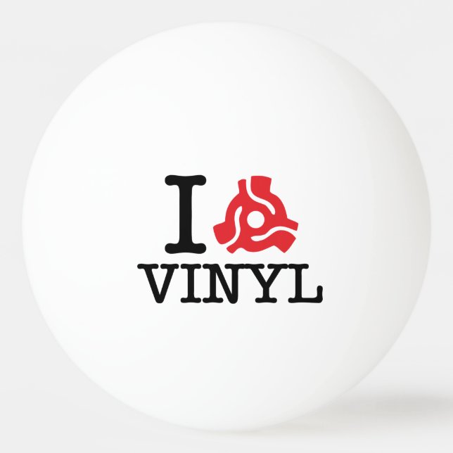 I 45 Adapter Vinyl Tischtennisball (Vorderseite)