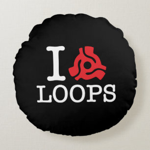 I 45 Adapterschleifen Rundes Kissen