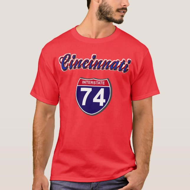 I-74 Cincinnati T-Shirt (Vorderseite)