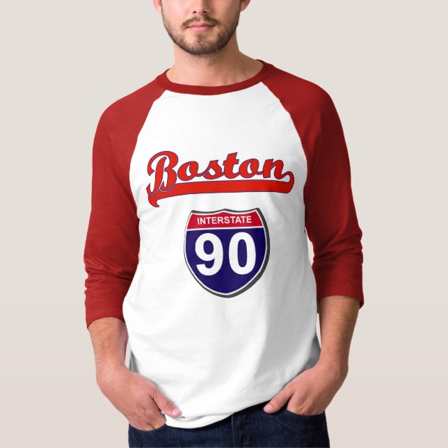I-90 Boston T-Shirt (Vorderseite)