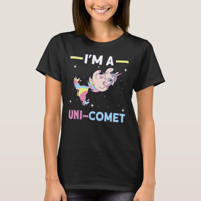 I A Uni Comet Unicorn T-Shirt (Vorderseite)