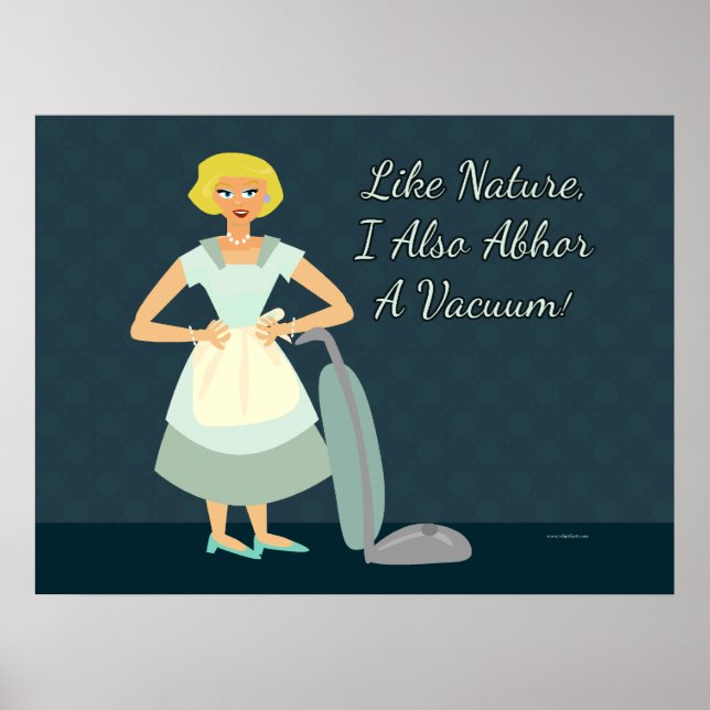 I Abhor a Vacuum Poster (Vorne)