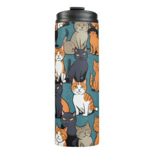 I Absolute Liebe Katzen Thermosbecher