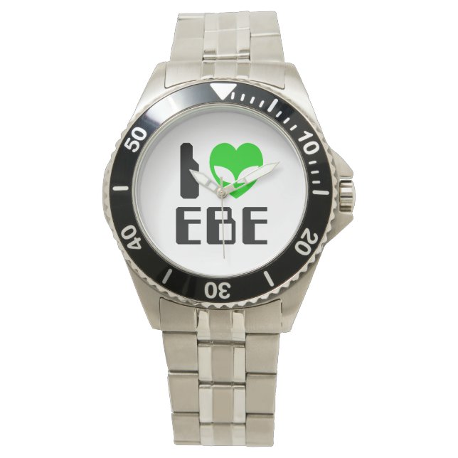 I Alien Heart EBE Armbanduhr (Vorderseite)