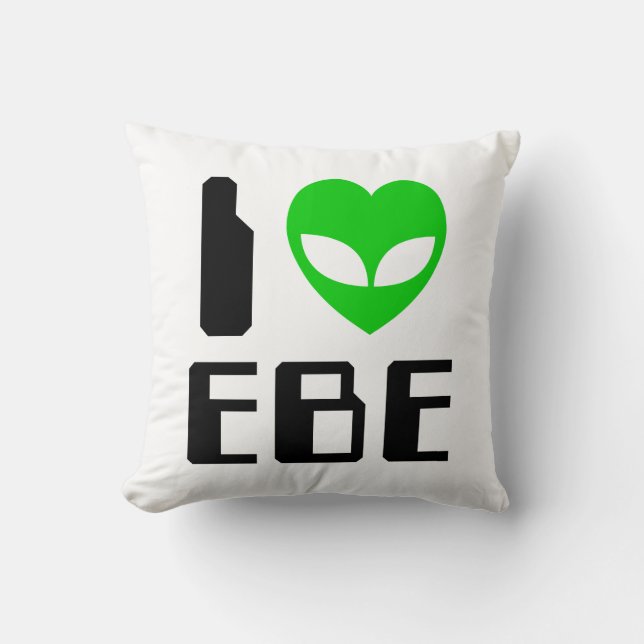 I Alien Heart EBE Kissen (Vorderseite)