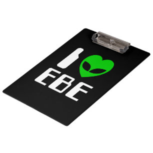 I Alien Heart EBE Klemmbrett