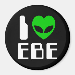 I Alien Heart EBE Magnet