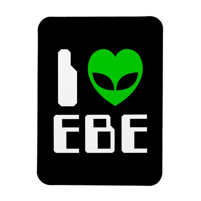 I Alien Heart EBE Magnet (Vertikal)