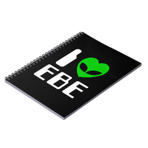 I Alien Heart EBE Notizblock