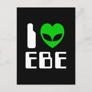 I Alien Heart EBE Postkarte