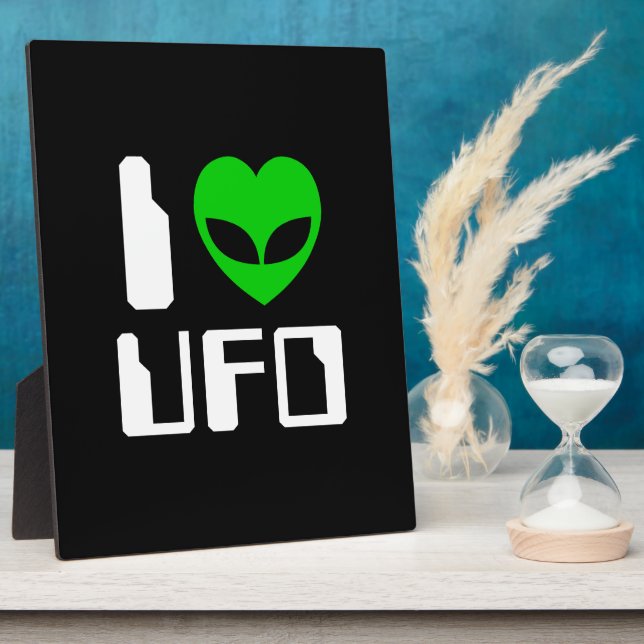 I Alien Heart UFO Fotoplatte (Seite)
