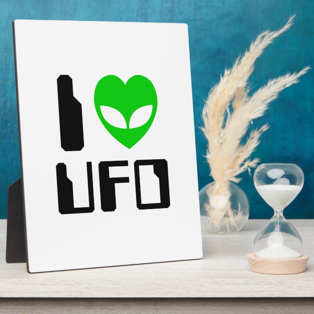 I Alien Heart UFO Fotoplatte (Seite)