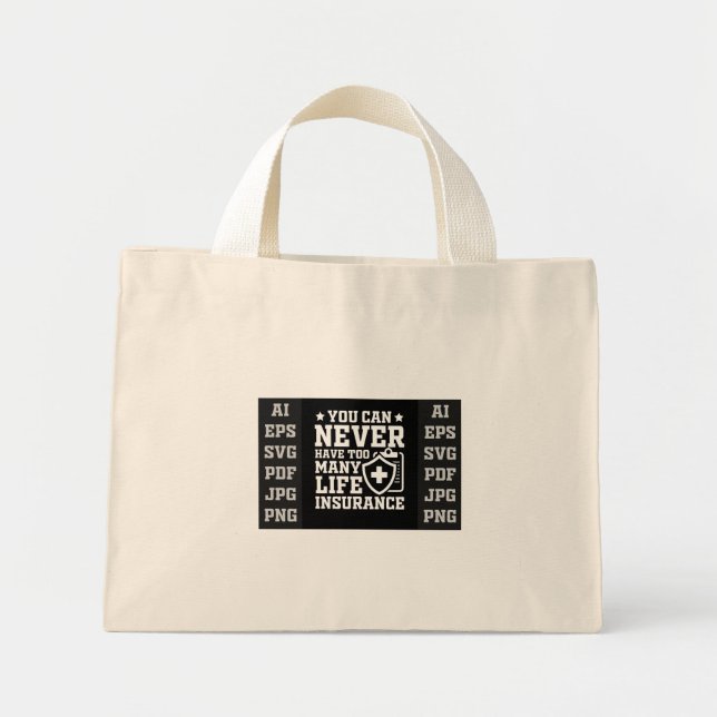 I Always Blew Up at My Work Tote Bag – Funny Graph Mini Stoffbeutel (Vorne)