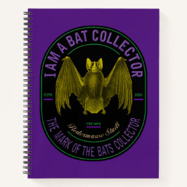 I am a bat collector notizbuch