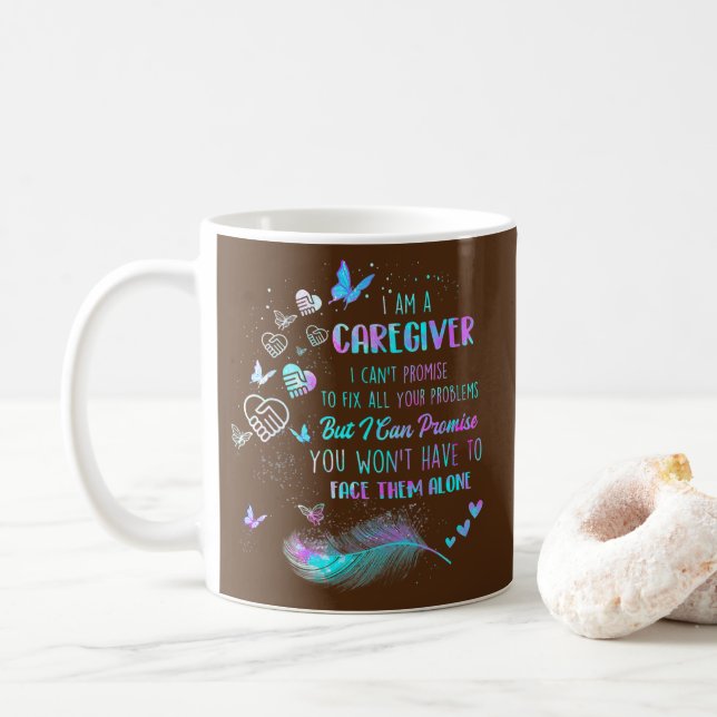 I Am A Caregiver I Can't Promise - Nurse Kaffeetasse (Mit Donut)