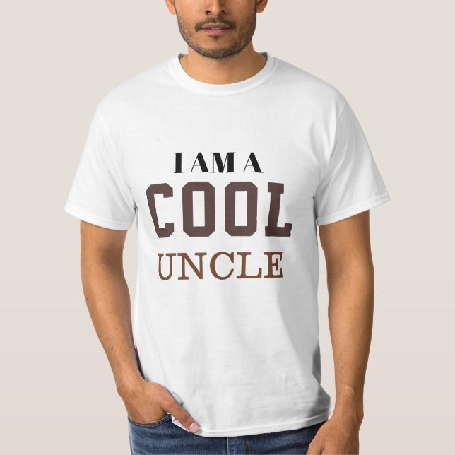 I am a cool uncle t-shirt  (Vorderseite)