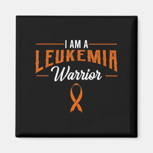 I Am A Leukemia Warrior Blood Cancer Awareness Ora Magnet
