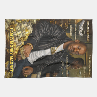 I AM A MONEY MAGNET KITCHEN TOWEL GESCHIRRTUCH