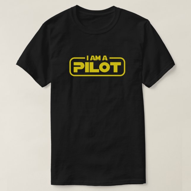 I AM A PILOT T-Shirt (Design vorne)