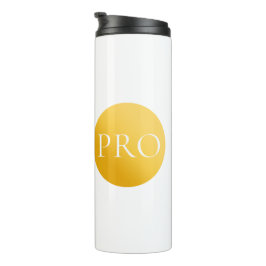I AM A PRO | Elegant Gold Circle Motivational Mug Thermosbecher