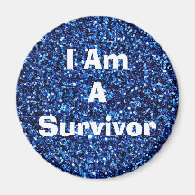 I Am a Survivor Behauptung Blue Magent