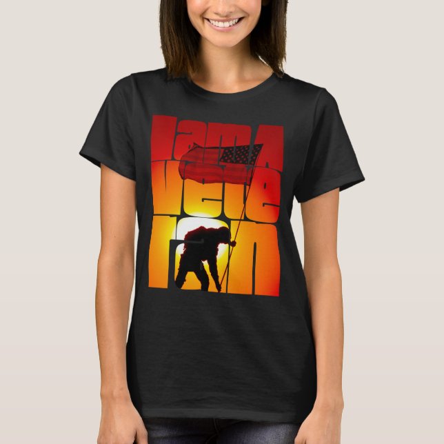 I am a Veteran American Military Soldier  4 T-Shirt (Vorderseite)