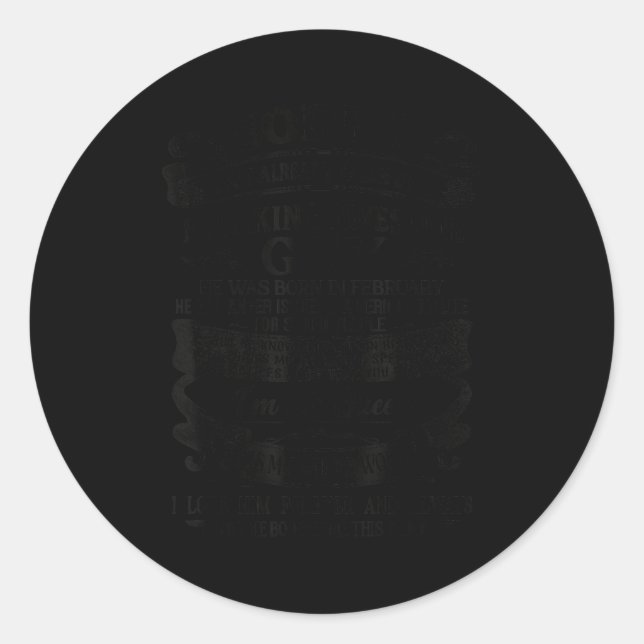 I Am Already Taken By Freaking Awesome Guy Born In Runder Aufkleber (Vorderseite)