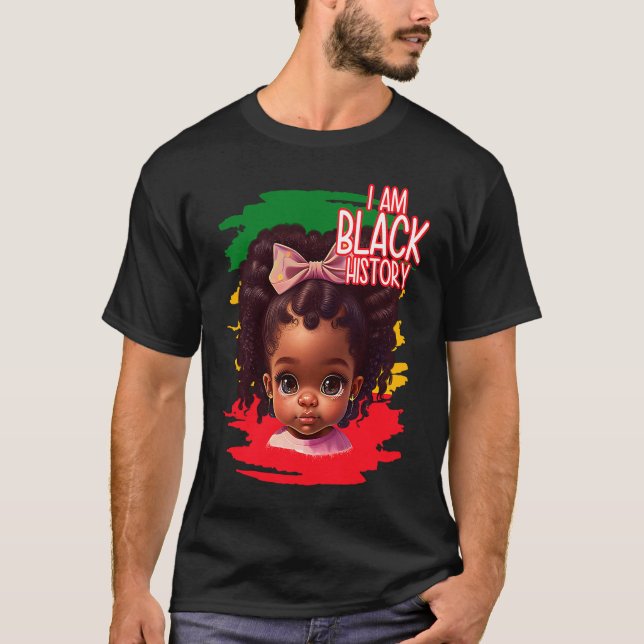 I AM Black History 2023 Black History Month BHM T-Shirt (Vorderseite)