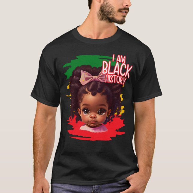I AM Black History 2023 Black History Month BHM T-Shirt (Vorderseite)
